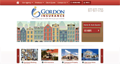 Desktop Screenshot of gordoninsurance.com